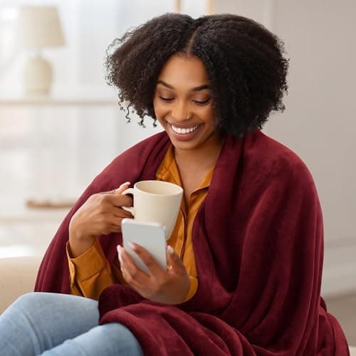 Utopia Bedding Kuscheldecke flauschig Warm für Winter und Sofa