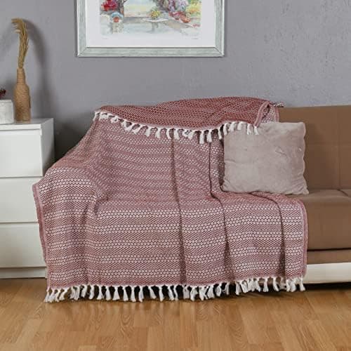 Tuiste Einzelbett Tagesdecke Hellgrau, kuschelige Couchüberwurf, Sommerdecke 150x200 cm  
Tuiste Einzelbett Tagesdecke H