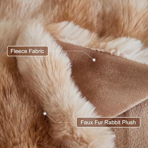 Kuscheldecke Milchsamt Blasen Decke Super Soft Warme Couchdecke 100 x 160cm White