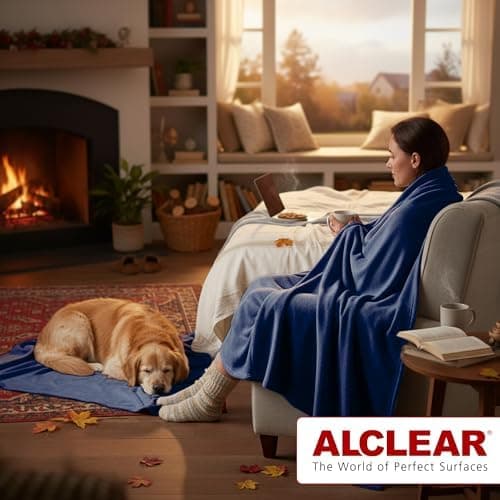 ALCLEAR Schokobraun Fleecedecken 130x160 cm, über 200 g/m2, SOFAGEDECKE DECKE Wohndecke Picknickdecke OEKO-TEX