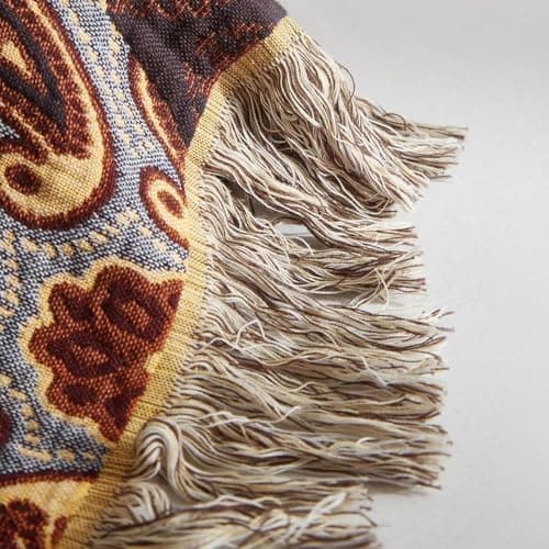 SOFTEXLY Boho Decke – Kuschelige Tagesdecke & Bettüberwurf 150x200cm, Aesthetic Design & Doppelseitige Musselin, Ideal f