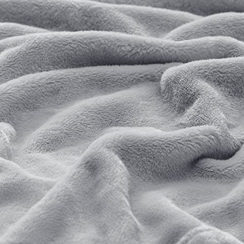 BEDSURE Wohndecke Warm Grau - Weich, Fleecedecke für Frauen, Couch Überwurf 150x200cm