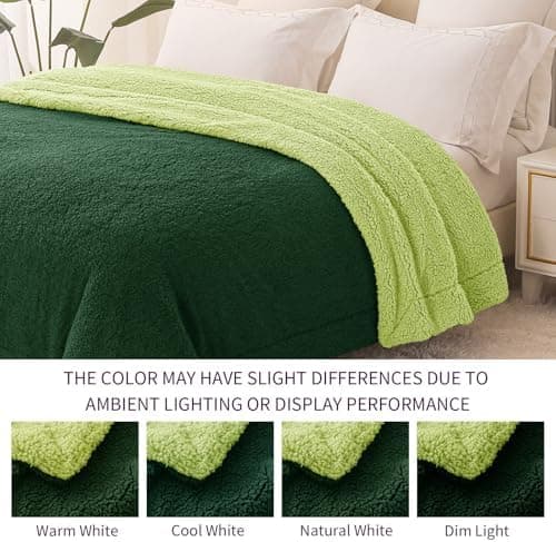 Exclusivo Mezcla Decke, Warme Kuscheldecke für Bett und Sofa, Tiefviolett/Lila 130x150 cm