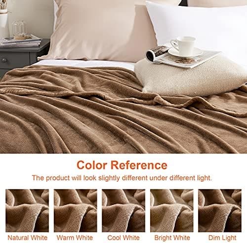 EHEYCIGA Flauschig weiche Kuscheldecke Grau 130x165 für Wohnzimmer und Sofa OEKO-TEX
| EHEYCIGA weiche warme Fleecedeck