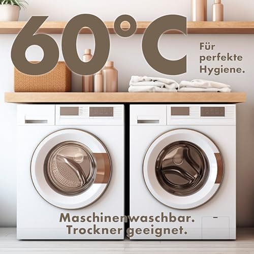 Lilenno Home 3-Kammer Daunenkissen 40x80 - Allergiker geeignet - langlebiges Kopfkissen mit Daunen- und Federn-Füllung