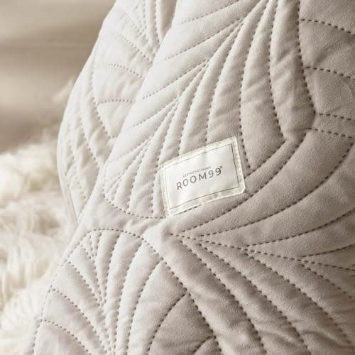 ROOM99 Elegante Tagesdecke Puderrosa, ideal für Bett und Sofa - Vielseitige Steppdecke 170 x 210 cm, OEKO-TEX STANDARDS