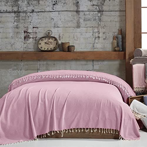 Mixibaby Tagesdecke Anthrazit 220x240 LuxTouch 100% Baumwolle