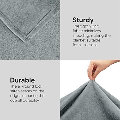 Utopia Bedding Kuscheldecke flauschig Warm für Winter und Sofa