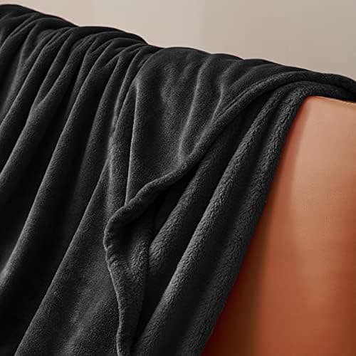 Aisbo Flauschig Warme Decke Rot für Winter - Kuschliges Wohnzimmer Blanket 130x150 cm OEKO-TEX