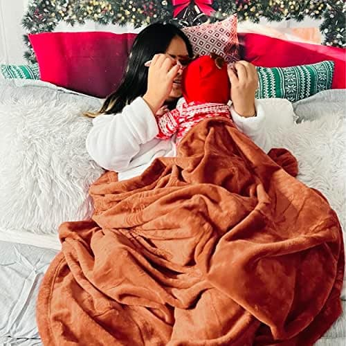 BEDSURE Wohndecke Warm Grau - Weich, Fleecedecke für Frauen, Couch Überwurf 150x200cm