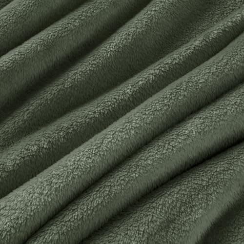 Oeko-Tex Weich Warm Kuscheldecke PHF Flauschig Fleecedecke 130x150cm - Beige, Couch, Sofa & Bett Überwurf