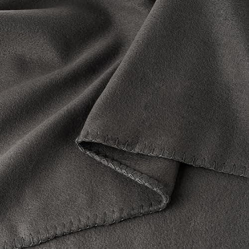 Tarrington House Anthrazit Fleecedecke 150x200cm Kinderzimmer Kuscheldecke + 1 HL Kauf Notizblock