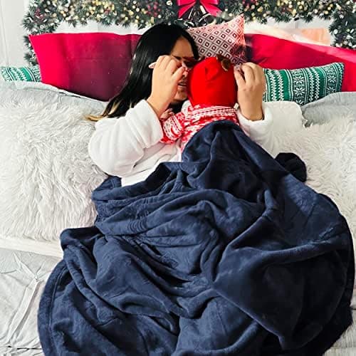 BEDSURE Wohndecke Warm Grau - Weich, Fleecedecke für Frauen, Couch Überwurf 150x200cm