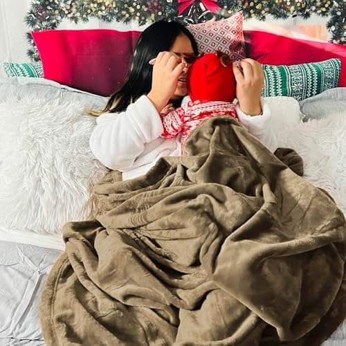 BEDSURE Wohndecke Warm Grau - Weich, Fleecedecke für Frauen, Couch Überwurf 150x200cm