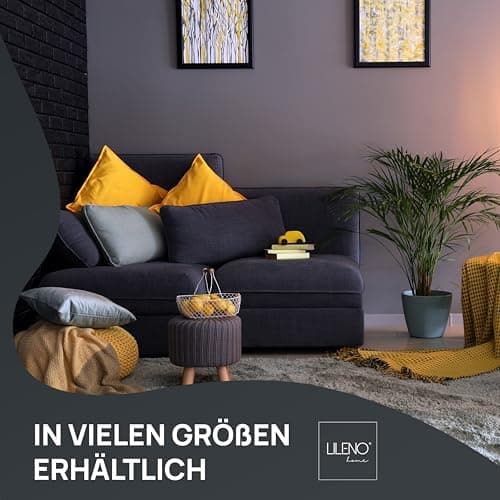 LILENO HOME 40x40 cm waschbares Kissenfüllmaterial - ideal für Allergiker und Couchkissen, Sofa Kissen, Cocktailkissen u