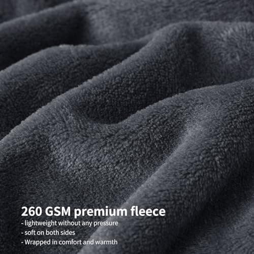 Aisbo Flauschig Warme Decke Rot für Winter - Kuschliges Wohnzimmer Blanket 130x150 cm OEKO-TEX
