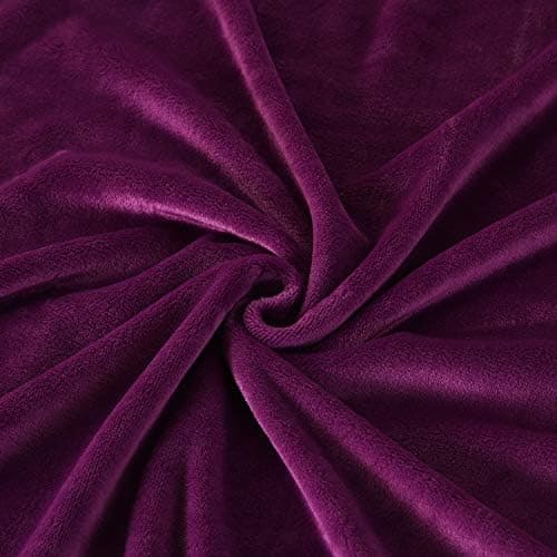 TASTHROW Weiche Fleecedecke für Wohnzimmer, Soft und Warm Tagesdecke, perfekt für Familie und Gäste (Rosa, 130x180cm)