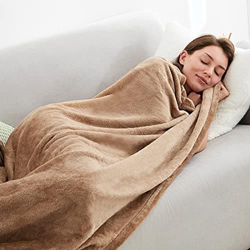 EHEYCIGA Flauschig weiche Kuscheldecke Grau 130x165 für Wohnzimmer und Sofa OEKO-TEX
| EHEYCIGA weiche warme Fleecedeck