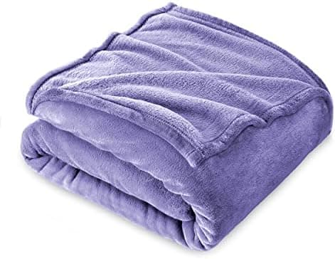 FARFALLAROSSA Oeko-TEX Flauschig Kuscheldecke 130x160 cm - Super Weiche Fleecedecke als Sofaüberwurf - Wohndecke Gelb OE