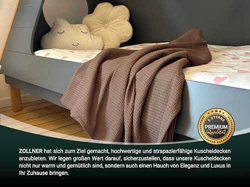 ZOLLNER Kuscheldecke in 150x200 cm - waschbar bis 60°C - Oeko Tex® zertifiziert OEKO-TEX STANDARD 100
ZOLLNER Kuscheldec