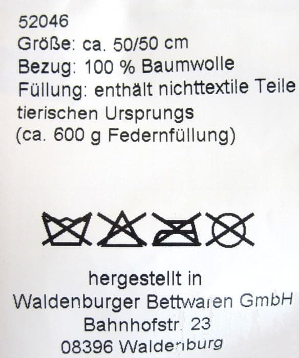 Dein perfekter Schlaf beginnt hier: Federmatratzenfüllung 50x50 cm, weiß, zierlich und komfortabel.
| Weißer Federmatra
