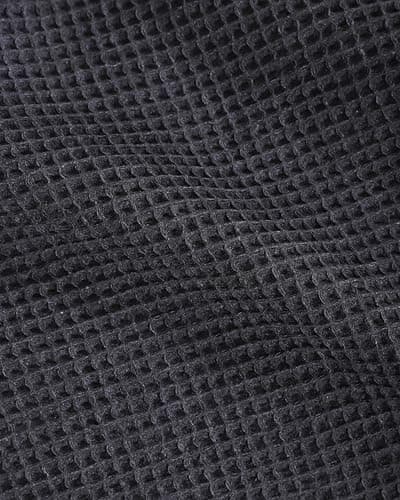 Premium Waffelpique Tagesdecke Grau 160x220cm - Leichte Sommerdecke für Bett und Sofa - 100% Baumwolle