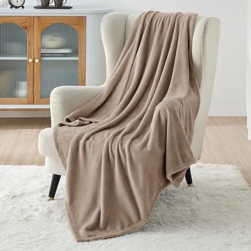 BEDSURE Wohndecke Warm Grau - Weich, Fleecedecke für Frauen, Couch Überwurf 150x200cm