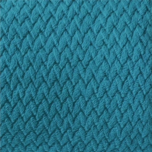 Dreamzie - Flauschig Fleecedecke 100% Polyester - Weicher Haptik - Lila - Kuscheldeko für Sofa und Bett - Großformat 130