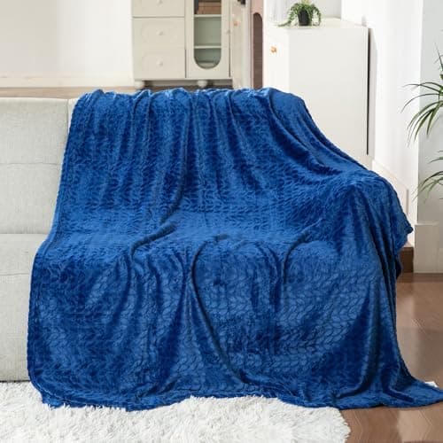Winthome Kuscheldecke Flauschig Weich für Kinder geeignet, Warme Couchdecke Pflegeleicht, Kuschelige Fleecedecke für all