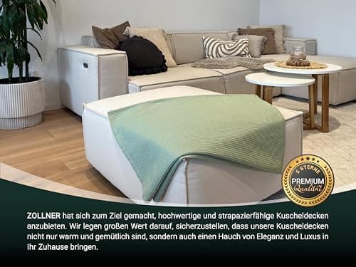 ZOLLNER Kuscheldecke in 150x200 cm - waschbar bis 60°C - Oeko Tex® zertifiziert OEKO-TEX STANDARD 100
ZOLLNER Kuscheldec