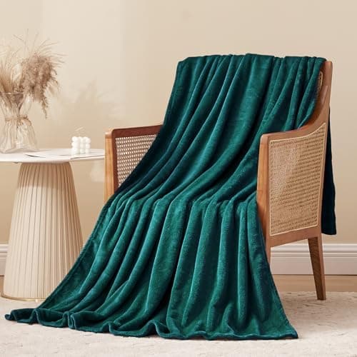 Aisbo Flauschig Warme Decke Rot für Winter - Kuschliges Wohnzimmer Blanket 130x150 cm OEKO-TEX