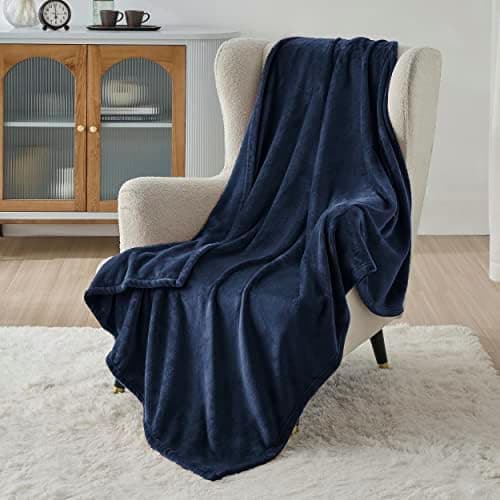 BEDSURE Wohndecke Warm Grau - Weich, Fleecedecke für Frauen, Couch Überwurf 150x200cm