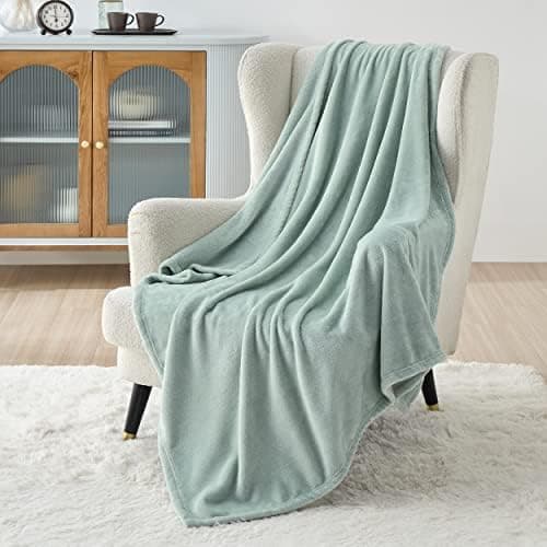 BEDSURE Wohndecke Warm Grau - Weich, Fleecedecke für Frauen, Couch Überwurf 150x200cm