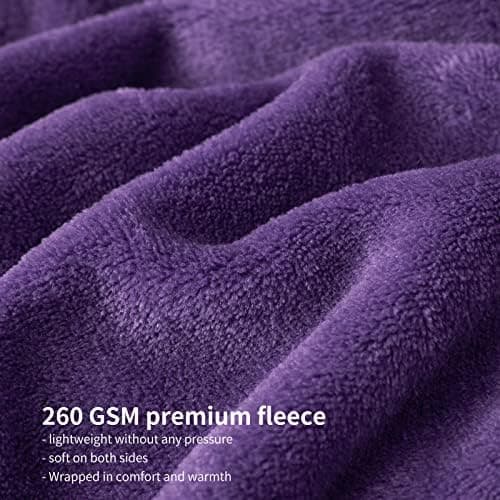 Aisbo Flauschig Warme Decke Rot für Winter - Kuschliges Wohnzimmer Blanket 130x150 cm OEKO-TEX