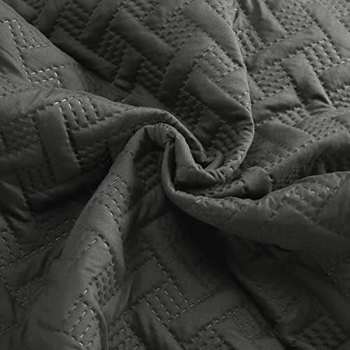WOLTU Tagesdecke 220x240 cm Steppdecke, Ultraschall genäht, woholiberaler und hautfreundlich, für Sofa und Bett, Global