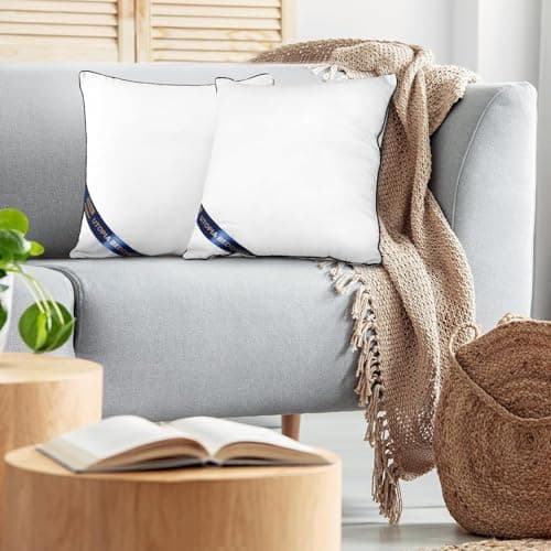 Utopia Bedding 2er Set Kissen 40x40 cm, Weiß - Deko und Ergonomie für Bett und Sofa (OEKO-TEX STANDARD 100)  
Utopia Bed