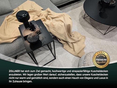ZOLLNER Kuscheldecke in 150x200 cm - waschbar bis 60°C - Oeko Tex® zertifiziert OEKO-TEX STANDARD 100
ZOLLNER Kuscheldec