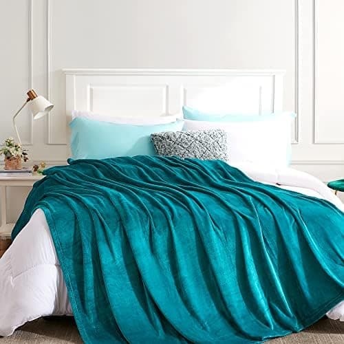 EHEYCIGA Flauschig weiche Kuscheldecke Grau 130x165 für Wohnzimmer und Sofa OEKO-TEX
| EHEYCIGA weiche warme Fleecedeck