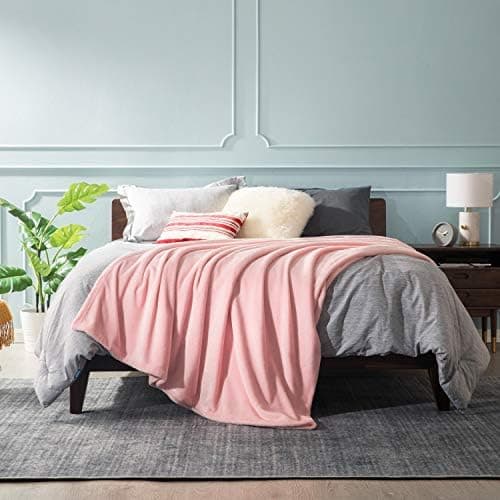 BEDSURE Wohndecke Warm Grau - Weich, Fleecedecke für Frauen, Couch Überwurf 150x200cm