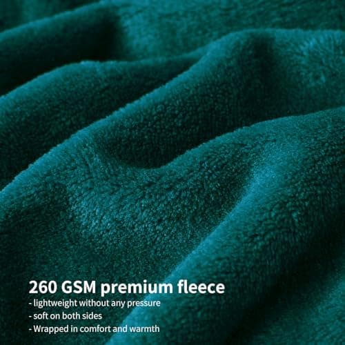Aisbo Flauschig Warme Decke Rot für Winter - Kuschliges Wohnzimmer Blanket 130x150 cm OEKO-TEX