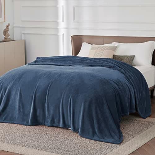BEDSURE Wohndecke Warm Grau - Weich, Fleecedecke für Frauen, Couch Überwurf 150x200cm