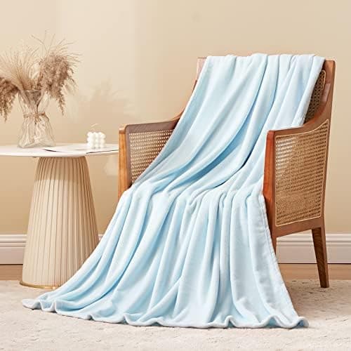 Aisbo Flauschig Warme Decke Rot für Winter - Kuschliges Wohnzimmer Blanket 130x150 cm OEKO-TEX
