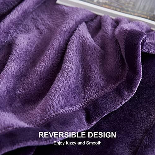 EHEYCIGA Flauschig weiche Kuscheldecke Grau 130x165 für Wohnzimmer und Sofa OEKO-TEX
| EHEYCIGA weiche warme Fleecedeck