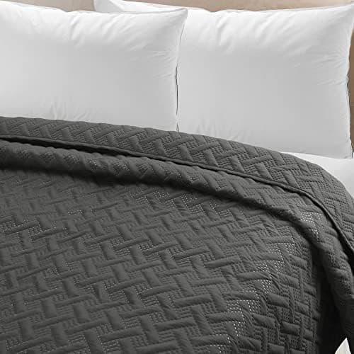 WOLTU Tagesdecke 220x240 cm Steppdecke, Ultraschall genäht, woholiberaler und hautfreundlich, für Sofa und Bett, Global