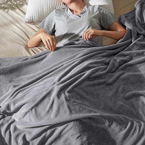 Oeko-Tex Weich Warm Kuscheldecke PHF Flauschig Fleecedecke 130x150cm - Beige, Couch, Sofa & Bett Überwurf