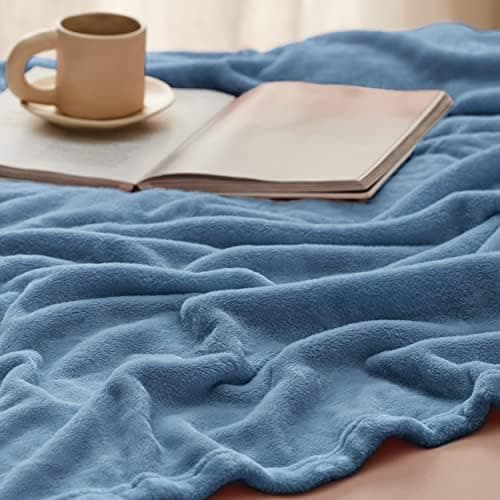 BEDSURE Wohndecke Warm Grau - Weich, Fleecedecke für Frauen, Couch Überwurf 150x200cm