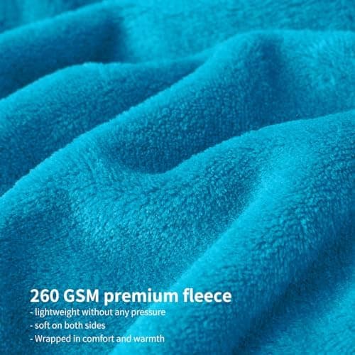 Aisbo Flauschig Warme Decke Rot für Winter - Kuschliges Wohnzimmer Blanket 130x150 cm OEKO-TEX