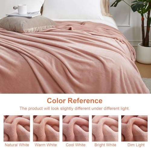 EHEYCIGA Flauschig weiche Kuscheldecke Grau 130x165 für Wohnzimmer und Sofa OEKO-TEX
| EHEYCIGA weiche warme Fleecedeck