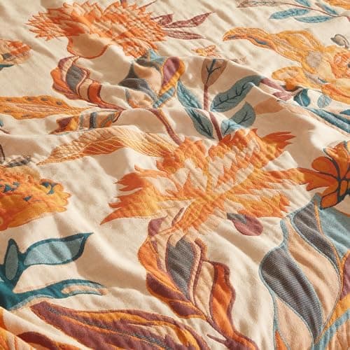 SOFTEXLY Boho Decke – Kuschelige Tagesdecke & Bettüberwurf 150x200cm, Aesthetic Design & Doppelseitige Musselin, Ideal f