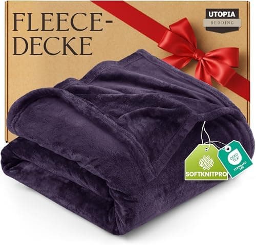 Utopia Bedding Kuscheldecke flauschig Warm für Winter und Sofa